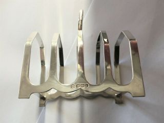 Sterling Silver Toast Rack - James Dixon & Sons Ltd - Sheffield - 1932 3