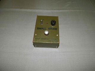 Vintage Electro Harmonix Sovtek Small Stone Phase Shifter Swooosh The Real Deal