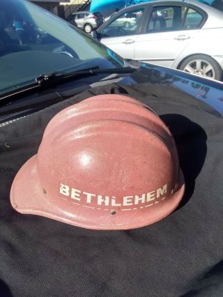 Vintage Bethlehem Steel Bullard Hard Hat 2