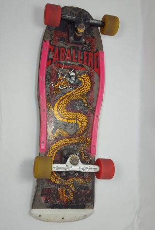 Vintage Powell Peralta Steve Caballero Chinese Dragon Skateboard