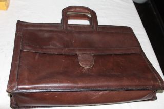 Vintage Hartmann Leather Belting Attache Briefcase Measures 14x17