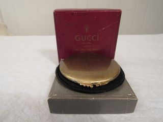 Vintage Gucci Compact Make Up Enamel Laquer And Box Nos