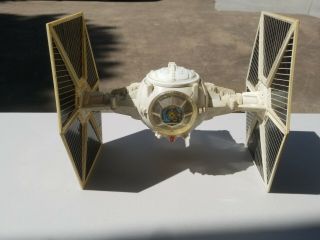 Vintage Star Wars White Tie Fighter Kenner 1978 Light Sound And Wings