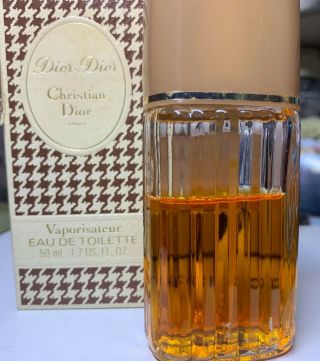 Christian dior dior - dior EAU DE TOILETTE 50 ml 1.  7 fl oz VINTAGE 3