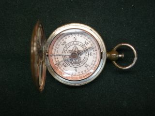 Vintage Boy Scouts Of America Pocket Compass - Taylor - Rochester,  York