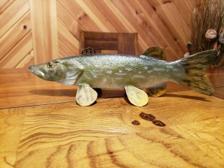 Northern Pike Spearing Decoy Pike Fish Decoy Fishing Lure Casey Edwards
