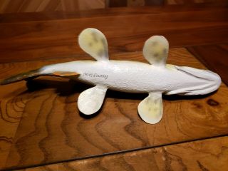 Northern pike spearing decoy pike fish decoy fishing lure Casey Edwards 7
