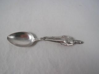 Watson West Point Cadet Figural Sterling Silver Souvenir Spoon Usma Soldier