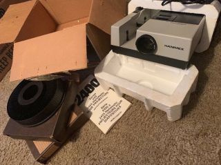 Nib Hanimex 2400rf Automatic Slide Projector Vtg Picture Viewer W/ 3