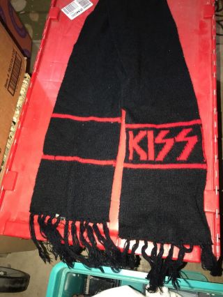 Kiss Scarf Vintage Late 1970’s Rare Collectable