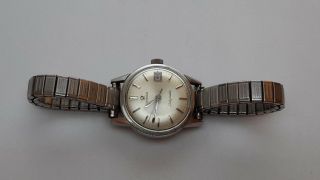 Vintage Omega Womens Small Watch Automatic Stainless Steel Seamaster Ladymatic