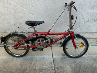 Dahon Vintage Folding Bike Red Rv Travel Candy Apple (red)