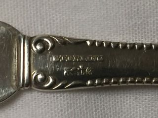 Set of 9 Vintage Gorham Sterling Silver Butter Knives - Monogramed 8