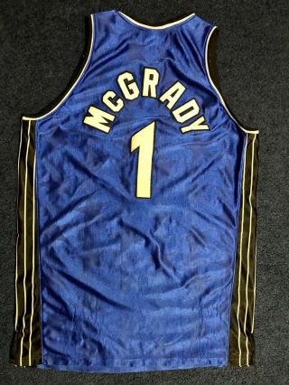 Vintage REEBOK Authentic TRACY MCGRADY 1 Orlando Magic STARS Jersey 48 XL 3