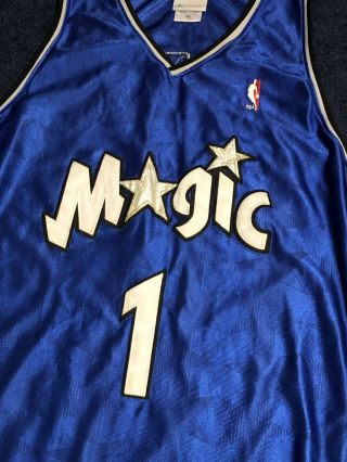 Vintage REEBOK Authentic TRACY MCGRADY 1 Orlando Magic STARS Jersey 48 XL 5