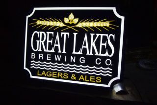 Vintage Great Lakes Brewing Co.  Light Up Beer Sign