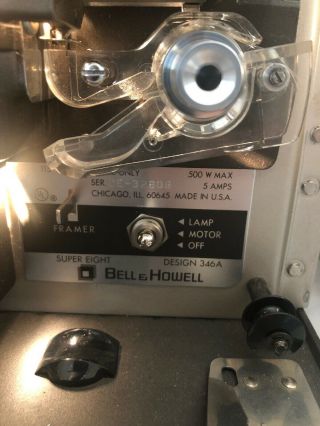 Vintage Bell & Howell 8mm Film Projector Model 346A,  Camera 311 6