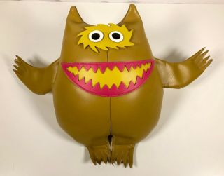 Vintage Nauga Naugahyde Monster Advertising Character Toy Doll Ad Figure Mascot