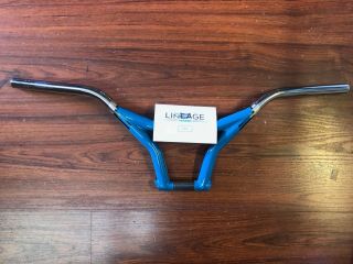 Haro Bmx Kneesaver Bar 2018 Turquoise 8.  5 Chrome Bars Handlebar Retro Vintage