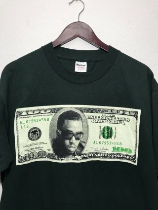Vintage 90s Puff Daddy All About The Benjamins Rap Hip Hop T Shirt Mens Large