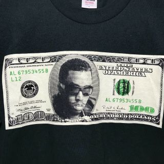 Vintage 90s Puff Daddy All About The Benjamins Rap Hip Hop T Shirt Mens Large 5