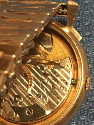 Hamilton 500 Watch Vintage 10k Gold Filled Rare Old 4