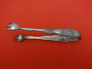 Siren By International Plate Silverplate Sugar Tongs 5 "