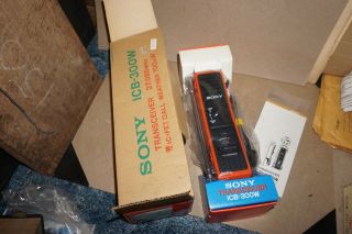 Vintage Boxed Nos Sony Icb - 300w Hand Held Transceiver Radio Walkie