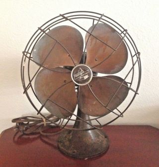 Vintage Emerson Electric Fan 6250 - K 115 Volts Cyc 60 Amps.  6.  Made In Usa