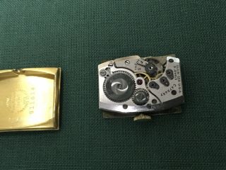Solid 14k gold Lord Elgin 559 21 jewel Wrist Watch Mans Men Art Deco Vintage 6