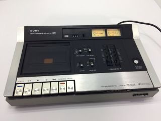 Vintage Sony Tc - 135sd Stereo Cassette - Corder Dolby Ferrite Tapecorder Recorder