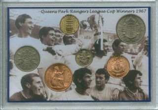 Queens Park Rangers Vintage League Cup Final Winners Retro Coin Gift Set 1967