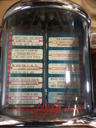Vintage 1950s Seeburg 3w1 100 Select Wall - O - Magic Jukebox
