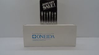 Vtg Oneida Community Silverplate Patrician 20 Piece Flatware Set Boxed 3