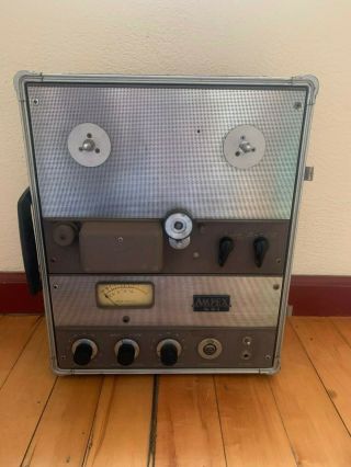 Vintage Ampex 602 601 Tube Mic Preamp 600 Series Reel To Reel Player