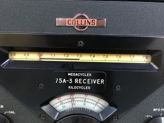 Vintage Collins 75A - 3 HAM Radio Receiver 3