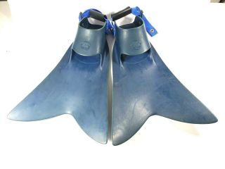 Vintage Force Fins Scuba Diving Blue Large