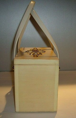 Vintage 60s Mid Century ENID COLLINS BOX BAG Carriage Trade, 4