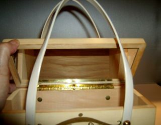 Vintage 60s Mid Century ENID COLLINS BOX BAG Carriage Trade, 6