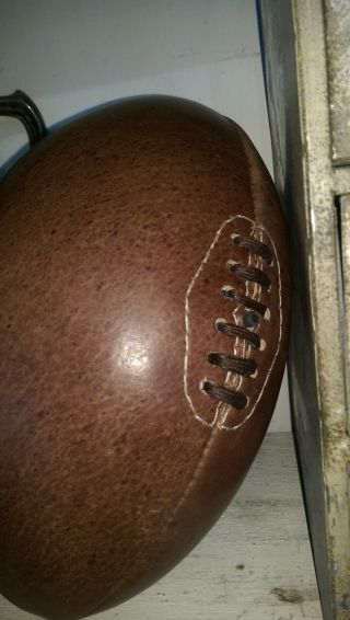 A Full Size Vintage Leather ' Twickenham ' Rugby Ball 4
