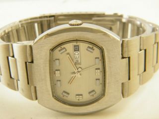 VINTAGE FORTIS AUTOMATIC SWISS MEN ' S DAY/DATE WATCH ETA 2789 a110986 2