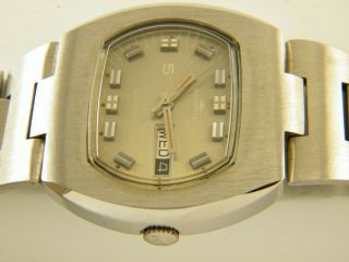 VINTAGE FORTIS AUTOMATIC SWISS MEN ' S DAY/DATE WATCH ETA 2789 a110986 5