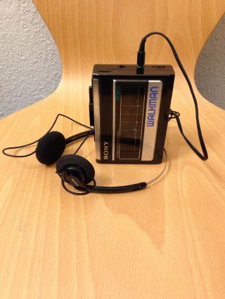 Vintage SONY Walkman WM - 41 Stereo Cassette Player w/ Headphones Japan 2