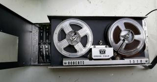 Vintage Cross Field Roberts Model 1510 Reel To Reel Tape Recorder Portable Fix