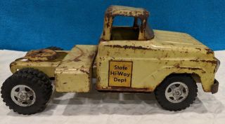 Vintage Tonka State Hi - Way Dept.  Lime Green Truck - Unrestored/original Parts