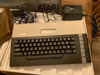 Vintage Atari 800 Xl Cib W/console Cover Power Turns On When Plugged In
