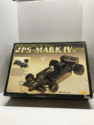 Vintage Bandai Jps Mark Iv Lotus 79 John Player Special Radio Control Car 1/10
