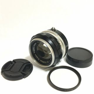 [n,  ]nikon Nikkor - S Nippon Kogaku F1.  4 Vintage W/filter,  Cap Tokyojapan 004