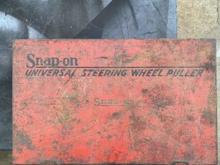 Lqqk Vintage “snap - On Steering Wheel Puller Set Checkitout