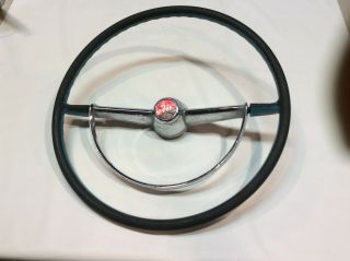 1955 Mercury Steering Wheel And Horn Ring Vintage